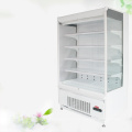 open fridge vegetables fruit used supermarket refrigerator and display freezer